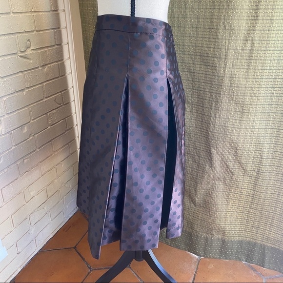 Halogen Women's Box Pleated Polka Dot Midi… - Picture 5 of 7